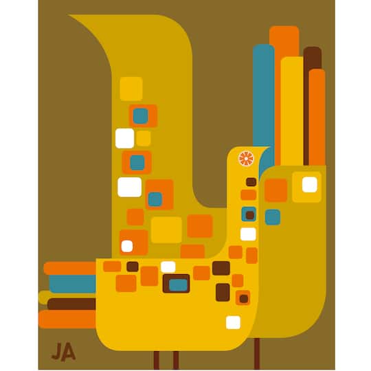 Jonathan Adler x Michaels 16" x 20" Madrid Flames Paint-By-Number Kit